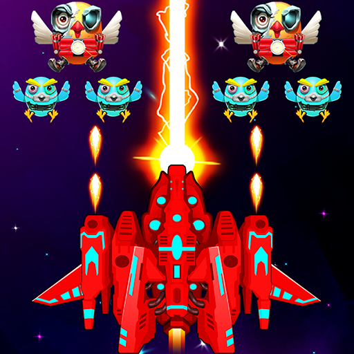 Galaxy Attack Chicken Shooter MOD APK v33.6 Unlimited Money